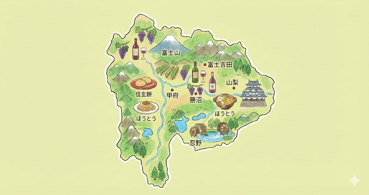 山梨県・精進湖から見る初日の出と富士山