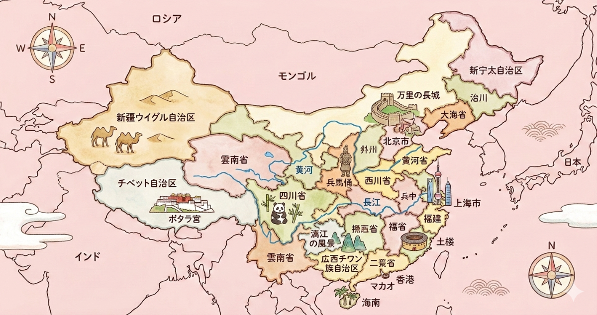 中国・近代ビルが立ち並ぶ上海の夜景