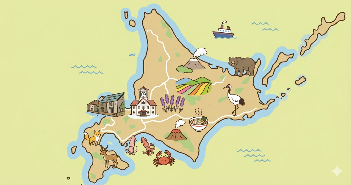 北海道・紅葉した卯原内サンゴ草群落地