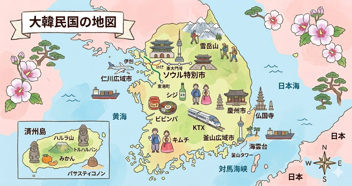 韓国・世界自然遺産のリゾート地「済州島」