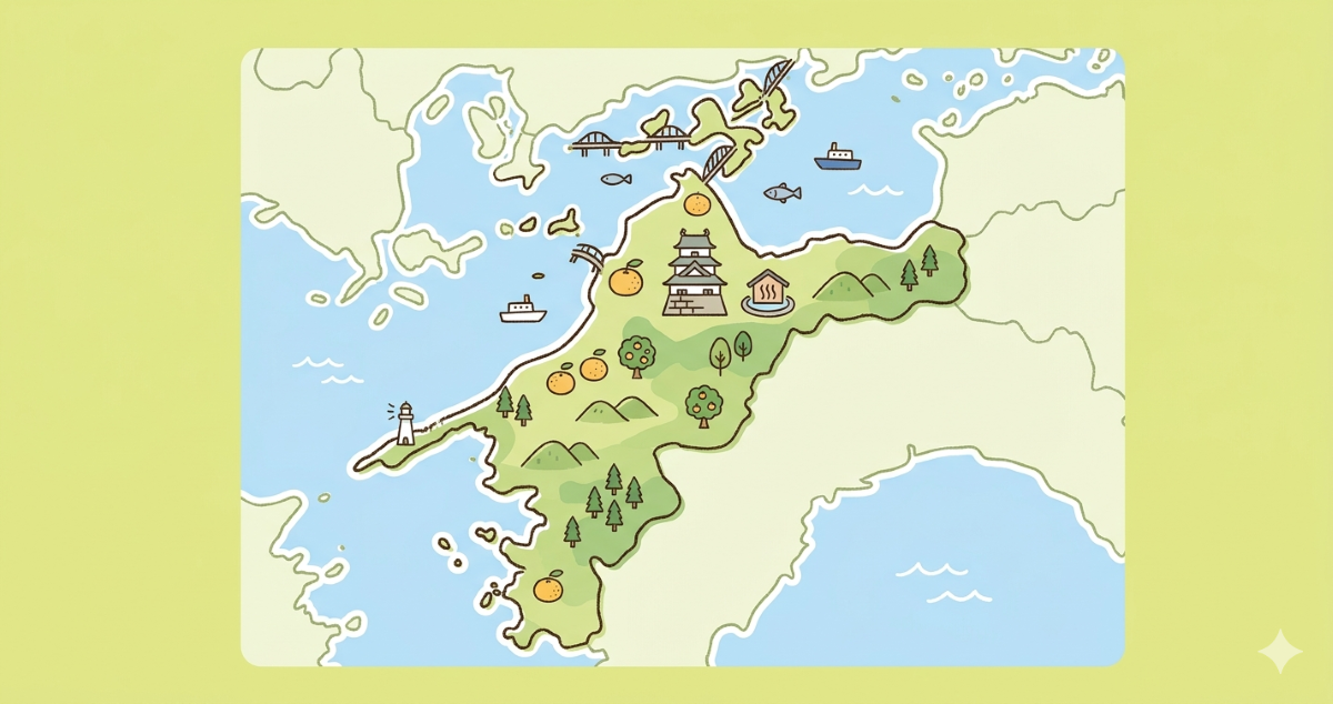愛媛県・勝山山頂に本丸を置く松山城